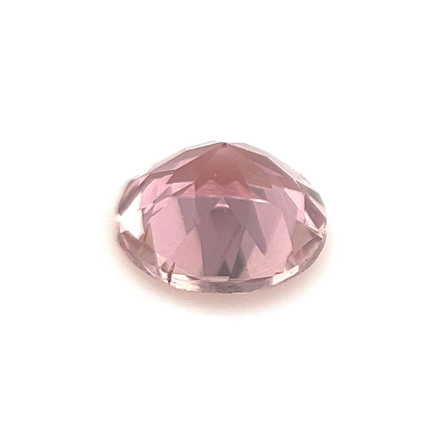 Certified Natural 1 Carat Pink Tourmaline Round Shape Brilliant Cut 6 mm Loose Gemstone October Birthstone