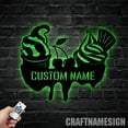 thumbnail image 4 of Craftnamesign Personalized Ice Cream Metal Wall Art LED Lights, Custom Ice Cream Shop Name Sign, 4 of 5