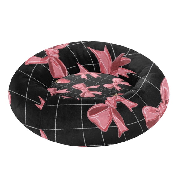 Pet Bed Pet Mat Cozy Removable & Washable Comfort For Cats And Dogs Bow Strawberry