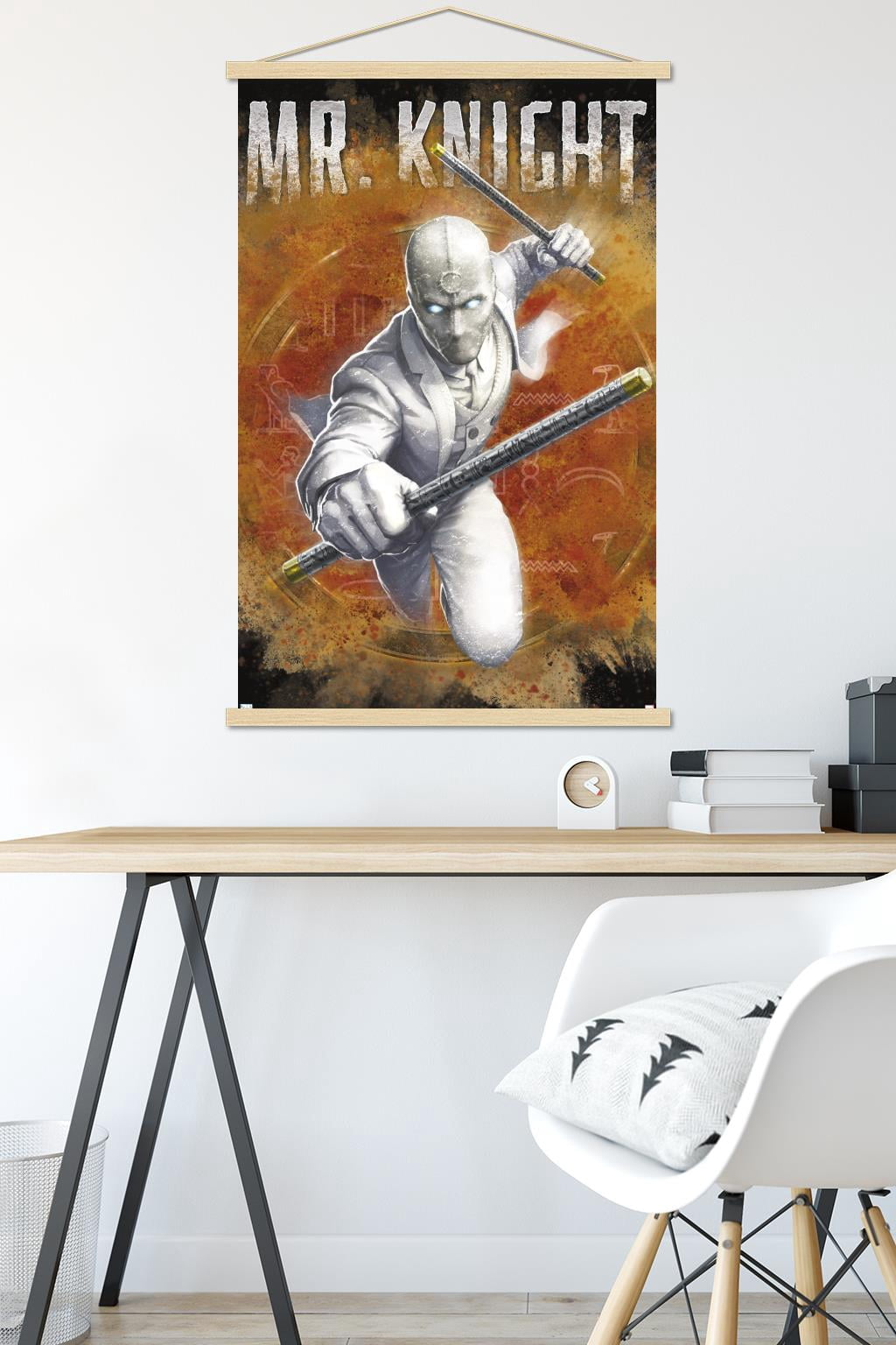 Marvel Moon Knight - Mr. Knight Wall Poster with Magnetic Frame, 22.375" x 34"