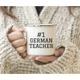 thumbnail image 3 of Koyal Wholesale Stainless Steel Campfire Coffee Mug, #1 German Teacher, 1-Pack, 3 of 4