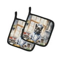 thumbnail image 2 of Carolines Treasures DAC6291PTHD 7.5 x 7.5 in. Unisex Norwegian Elkhound The Chef Pair of Pot Holder, 2 of 2