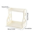 thumbnail image 3 of 2 Tier Spice Rack Organizer Step Shelf Countertop Spice Storage Holder, Removable Pluggable Tool Storage Rack, for Kitchen Cabinet Cupboard Pantry, 3 of 7