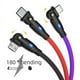 thumbnail image 1 of Cable de datos flexible de 180 grados para juegos móviles con carga rápida de Android, 1 of 5