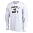 thumbnail image 2 of Men's White Minnesota Wild Victory Arch Long Sleeve T-Shirt, 2 of 3