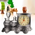 thumbnail image 3 of RELOJERO RETRO, EXQUISITO AHORRO DE ENERGIA DE GRAN Sonido Decorativo de Tren Decorativo Despertador de Desspertador de Batería Transparente de Batería para la Oficina para Loss, 3 of 7