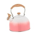 thumbnail image 3 of Abbracc Bouilloire Siffleuse avec Couvercle de Bec en Acier Inoxydable pour Pêche Camping Randonnée Rose, 3 of 9