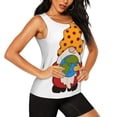 thumbnail image 2 of Lsque Gnomes Are Holding School Supplies Printed Workout Tank Tops for Women, Athletic Sports Tank Tops, Compression Sleeveless Dry Fit Shirts,Sleeveless Yoga Shirt-Medium, 2 of 9