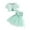 Green, variant on Chbgutlmr Baby Clothes Girls Dress 2 Piece Sets Kids Ruffle Cardigan Overalls Princess Skirt Cute Outfits
