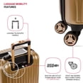thumbnail image 2 of Equipaje de mano SwissGear 7272 Energie de 19 pulgadas con Spinner Gold, 2 of 9