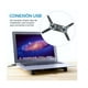 thumbnail image 5 of Base Enfriadora Elegate Con 2 Ventiladores USB para Laptop, 5 of 6