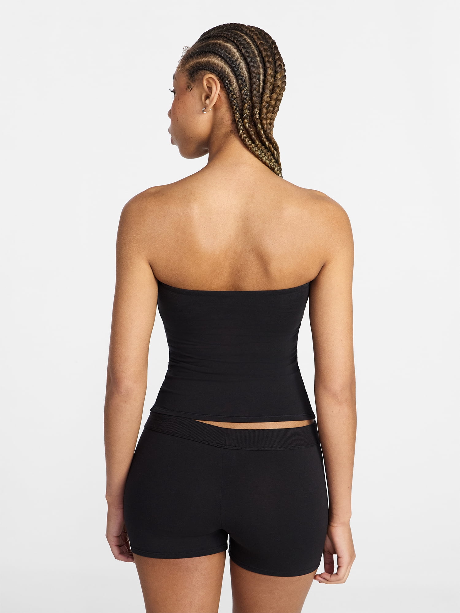 No Boundaries Cotton Stretch Jersey Tube Top, Women's XS-XXXL