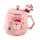 thumbnail image 4 of Taza de café navideña, taza de cerámica para café, leche, taza para beber, vajilla ligera rosa, 4 of 9