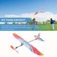 thumbnail image 2 of SDOTXA Elastic Rubber Band Powered DIY Foam Plane Model Kit Aircraft Educational Toy, 2 of 7