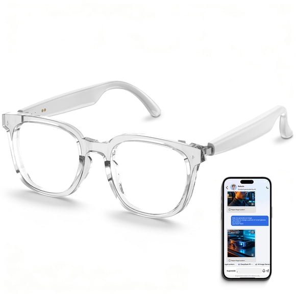 Gafas inteligentes Warchody 2026 con Bluetooth y control táctil, 35 g