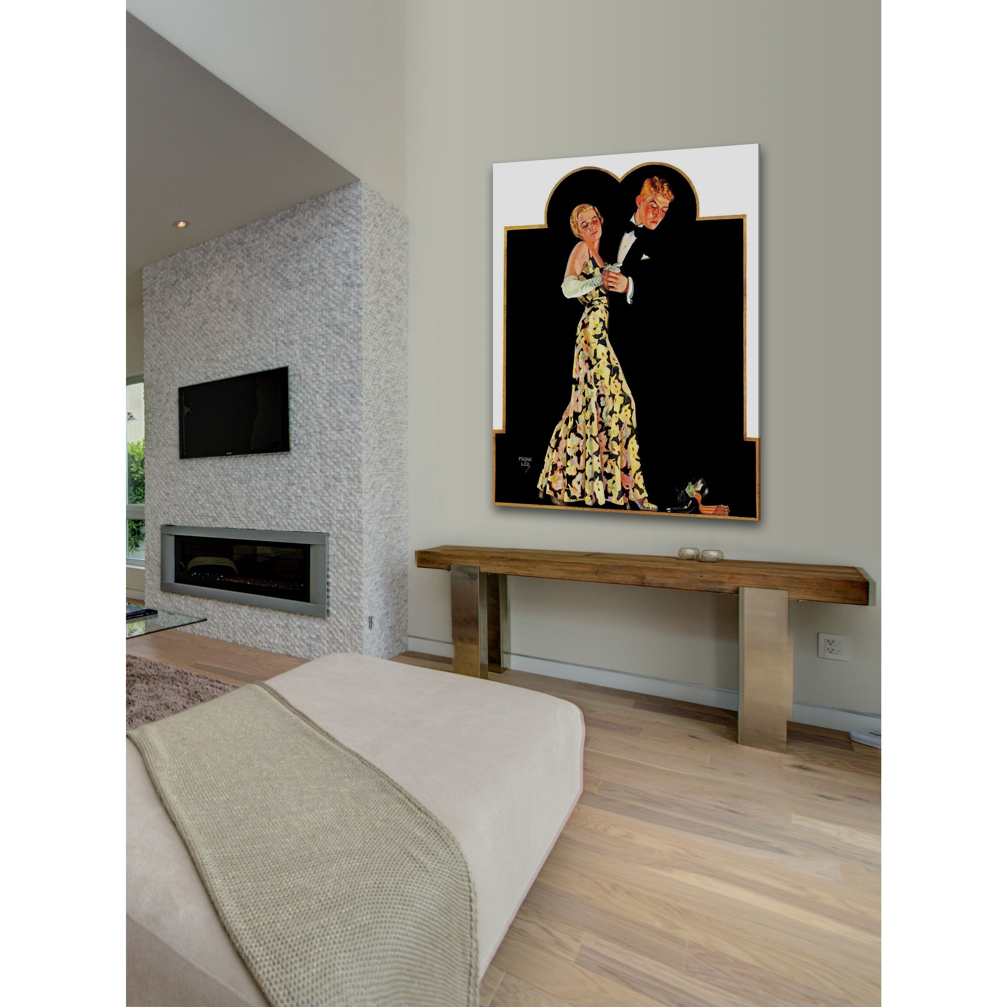 Marmont Hill "Lost Suspender" by Frank Lea Painting Print on Canvas
