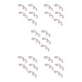 thumbnail image 1 of ZLight 10pcs Ear Clip Converters Earring Accessories Screw/Lever Non-Pierced Handmade with Loop Plastic Pads Findings Type15 5Set, 1 of 6