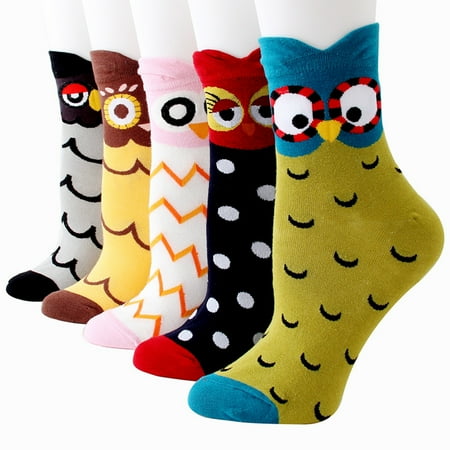 

50% off Christmas Socks! TMOYZQ Christmas Socks for Women 5Pair Women Casual Print Cotton Pattern Lady Christmas Socks Tube Comfortable Christmas Socks Holiday Gifts on Clearance
