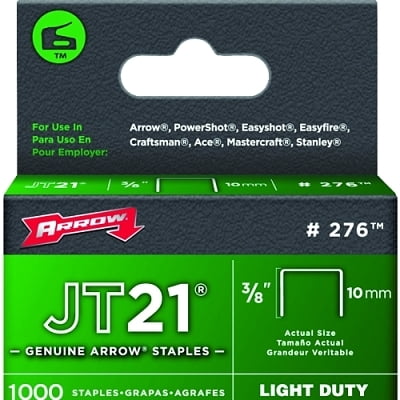 

02738 Jt21/T27 3/8 Staple 1-000/Pk | Bundle of 2 Boxes