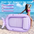 thumbnail image 3 of Tumbona hinchable de bronceado HeySplash para adultos, color morado, 3 of 7