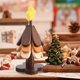 thumbnail image 1 of Utensilios de cocina, accesorios de cocina, herramientas de cocina, tapete aislante para el hogar con forma de árbol de Navidad, adorno de mesa de madera maciza, decoración navideña para el hogar, tap, 1 of 7