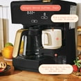 thumbnail image 6 of Beautiful Multi-Brew Coffee Maker, 12-Cup and Single-Serve Coffee Machine, Black Sesame by Drew Barrymore, 6 of 19