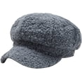 thumbnail image 6 of CoCopeaunts Octagon Newsboy Cap for Women Warm Winter Hat Japanese Style Beret Hat Solid Color Warm Outdoor Baker Boy Cap, 6 of 7