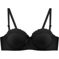 thumbnail image 2 of Fewfanhot Women's Comfortable Wireless Push Up Bra Adjustable Straps Soft Seamless Underwear for Daily Wear, 2 of 3
