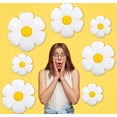 thumbnail image 4 of 10 PCS Daisy Balloons White Daisy Flower Balloons Party Decorations Balloon Birthday Wedding Baby Shower Party Decorations Supplies, 4 of 5