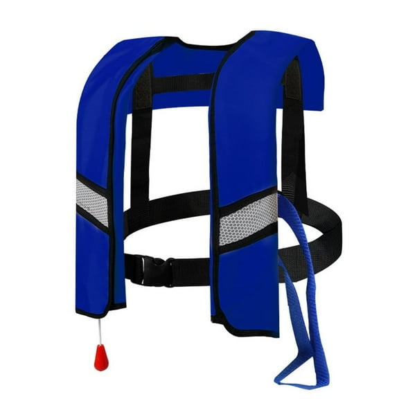 Automatic Inflatable Life Vest for Boating and Fishing, Safety PFD Water Sports Gear, Lightweight Buoyancy Jacket, Manual Backup, Durable Nylon, No Cylinder