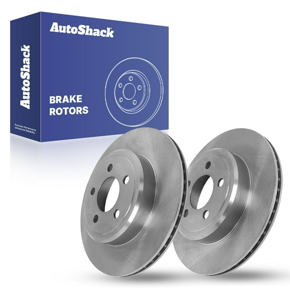 AutoShack Rear Vented Brake Rotors 2-PC Set Replacement for 2006-2014 Dodge Charger 2005-2014 Chrysler 300 2009-2014 Dodge Challenger 12.59" (319.8 mm)