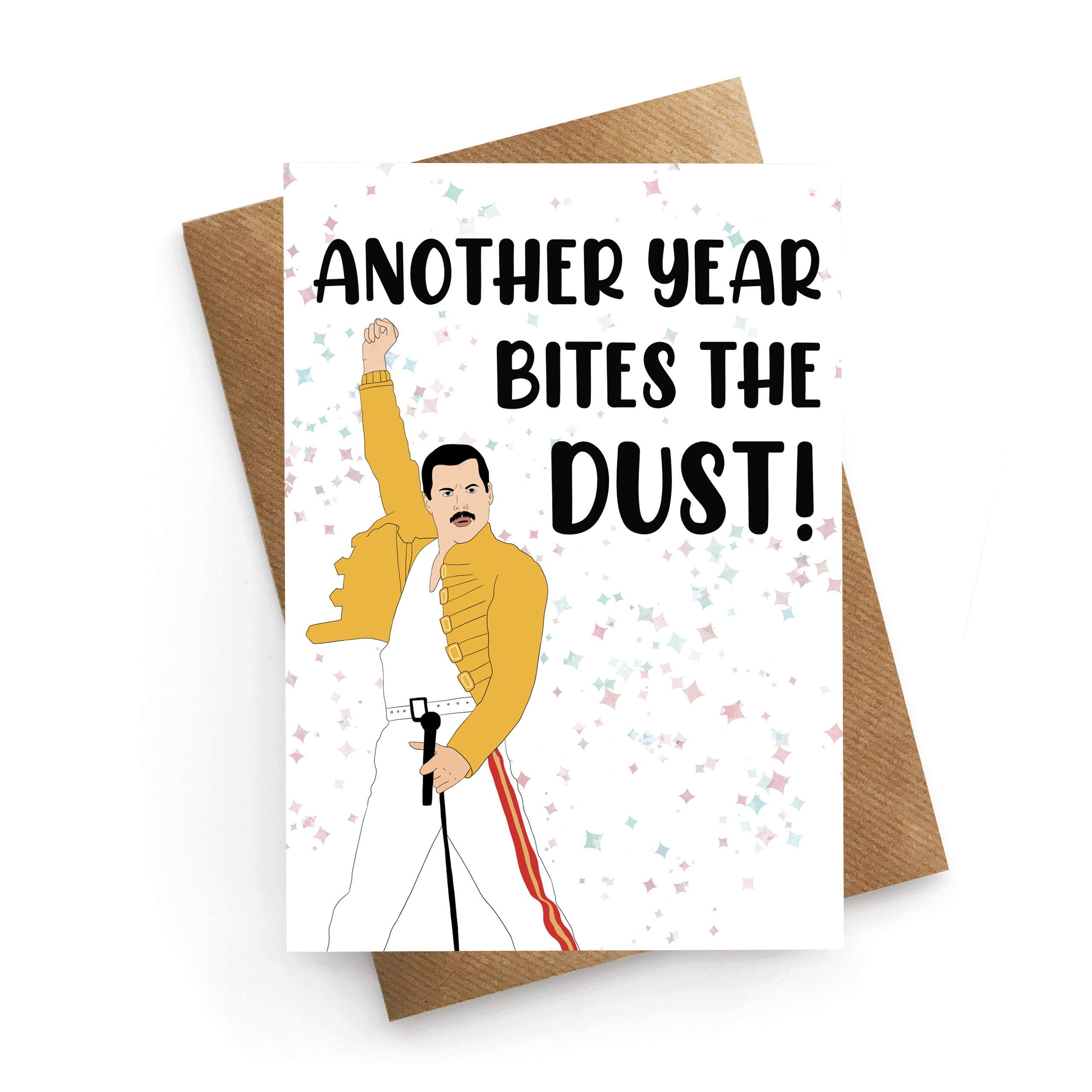 Birthday Card Dad, Funny Birthday Card, Another Year Bites The Dust, Birthday Card Friend Birthday Card Dad, Funny Birthday Card, Another Year Bites The Dust, Birthday Card Friend