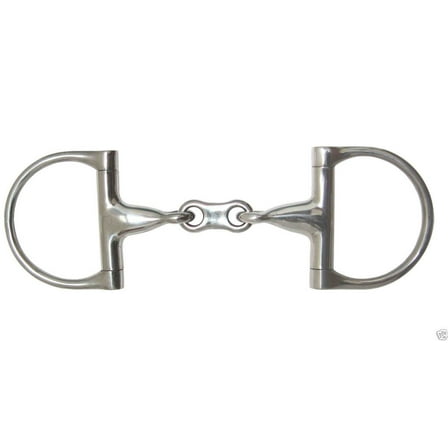 AJ Tack Dee Ring With French Link Snaffle Bit