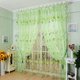 thumbnail image 3 of Tratamiento Balcón Sheer Rod Pocket Cortina De Ventana Dormitorio Balcón Cortina Cortina Tratamiento De Ventana (Verde) YLSHRF Curtain, 3 of 8