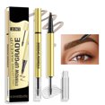 thumbnail image 4 of Hauiodp The 2-in-1 Head Eyebrow Pencil Is Equipped With A Fork Tip And Brush Tip To Create Natural Hair Like Eyebrows 3ml, 4 of 6