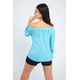thumbnail image 2 of Blusa Con Líneas Dama Azul Mundo Terra 026398, 2 of 2