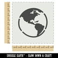 thumbnail image 2 of Earth Globe Travel Doodle DIY Cookie Wall Craft Stencil - 9.0 Inch, 2 of 5