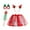 White, variant on LUOGENLI Dress Kids Girls Christmas Dance Party Cartoon Tulle Skirt Ballet Skirts Hairband 4Pcs Set Dress for Girls Midi Length Plus Size White 4-6 Years