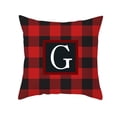 thumbnail image 1 of Xihbxyly Funda de Almohada Navideña con Estampado de Muñeco Sin Rostro y Gnomo Enano, Diseño de Copo de Nieve y Árbol de Navidad, Suave Piel de Melocotón, Decoración para Sofá y Sala de Estar, Comodi, 1 of 2