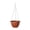 B, variant on HOARBOEG Brown Plastic Hanging Planter Basket with Chain, Wall Mounted Suspended Flower Plant Pot, Round Breathable Hanging Plant Container for Green Plants, Home Garden Balcony Decor