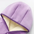 thumbnail image 5 of Antinious Toddler Girls Winter Hooded Puffer Jacket Fleece Lined Warm Thick Long Sleeve Outerwear,Sport Coats for Kids,Boys Girls Trench Coat,Purple,90, 5 of 5