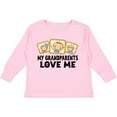thumbnail image 3 of Inktastic My Grandparents Love Me Boys or Girls Long Sleeve Toddler T-Shirt, 3 of 5