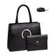 thumbnail image 1 of Bolsas Mujer 2pzs Bandolera Cartera Negro, 1 of 3