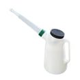 thumbnail image 2 of Jarra de aceite con vertedor, dispensador de aceite de motor, mango ergonómico, resistente, con tapa, recipiente medidor para automóviles. 4 litros, 2 of 8