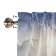 thumbnail image 7 of Winter Snow Mountain Morning Scenery House Window Curtains for Living Room the Bedroom Home Interior Kids Room Decor Drapes, 7 of 7