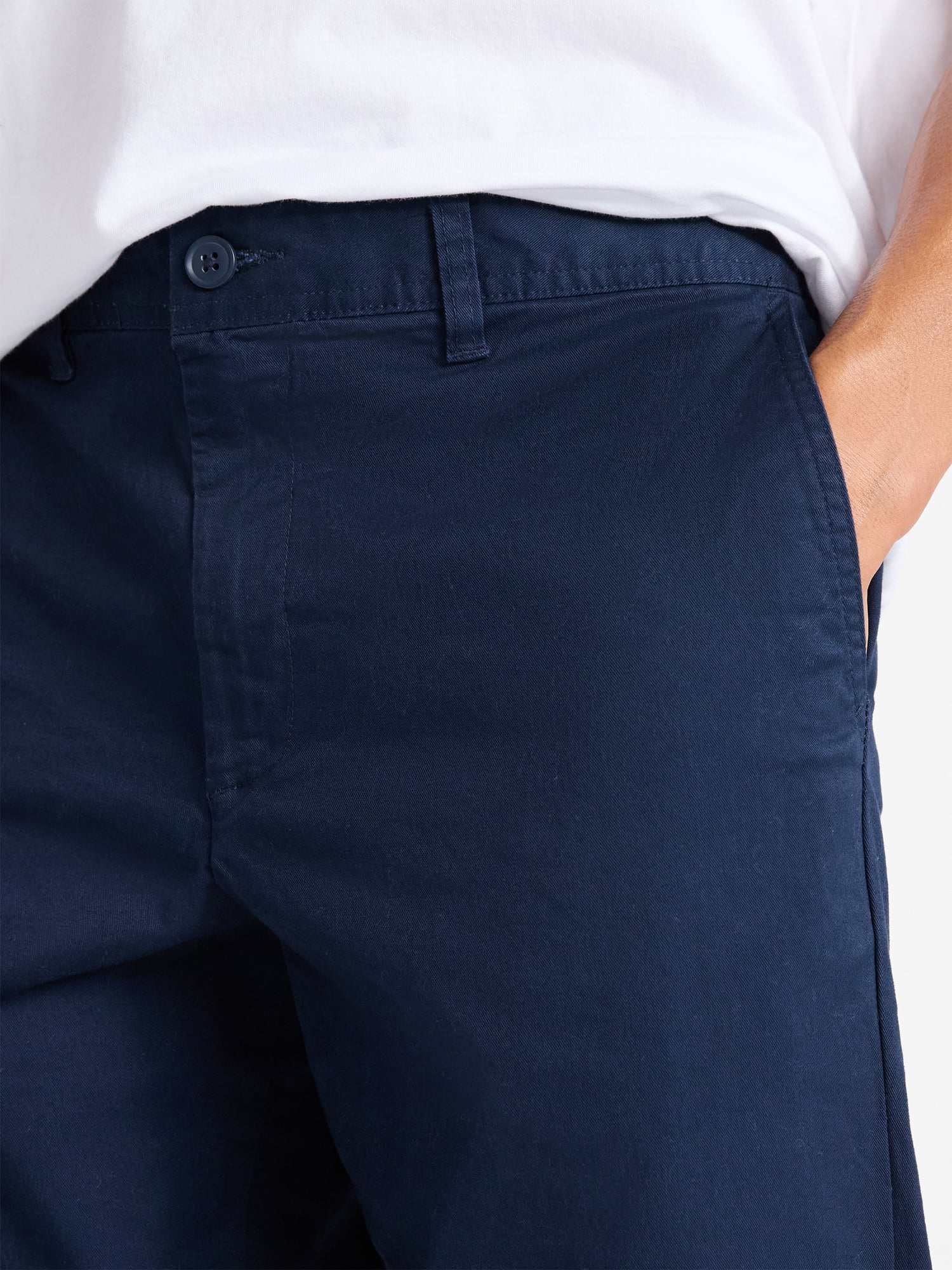 Free Assembly Men's Straight Tapered Fit Chino Pants, Sizes 29-42