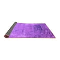 thumbnail image 2 of Ahgly Company Indoor Square Oriental Purple Industrial Area Rugs, 7' Square, 2 of 4