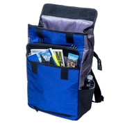 Case-It Laptop Backpack 2.0 with Hide-Away Binder Holder, Fits 13 Inch and Some 15 Inch Laptops, Black (BKP-202-BLK)