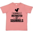 thumbnail image 3 of Inktastic Easily Distracted by Squirrels Boys or Girls Toddler T-Shirt, 3 of 5
