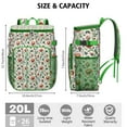 thumbnail image 3 of Spring Blossom and Nature Print Backpack Cooler, Insulated Leakproof Cooler Bag, Waterproof Lunch Backpack for Seasonal Road Trips, 3 of 6